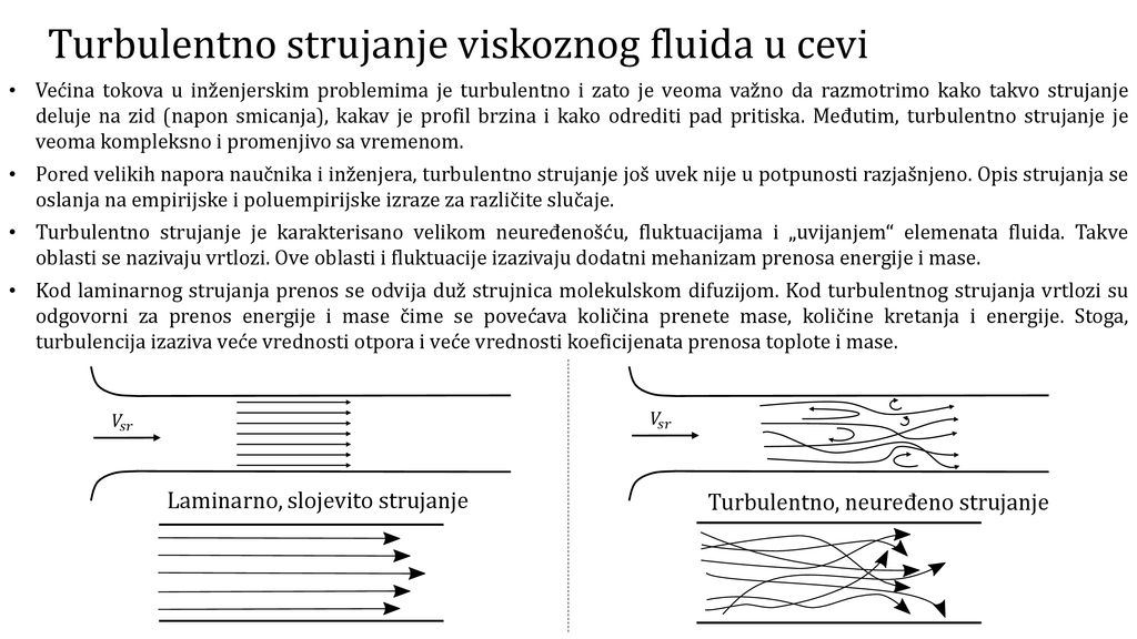 Mehanika Fluida Strujanje Viskoznih Fluida U Cevi Ppt